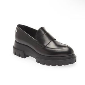 AGL Ida Platform Lug Sole Loafers size 8.5/39.5 Made in Italy